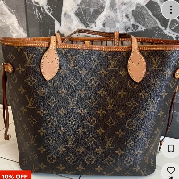 Louis Vuitton Neverfull MM tote bag - Picture 1 of 9